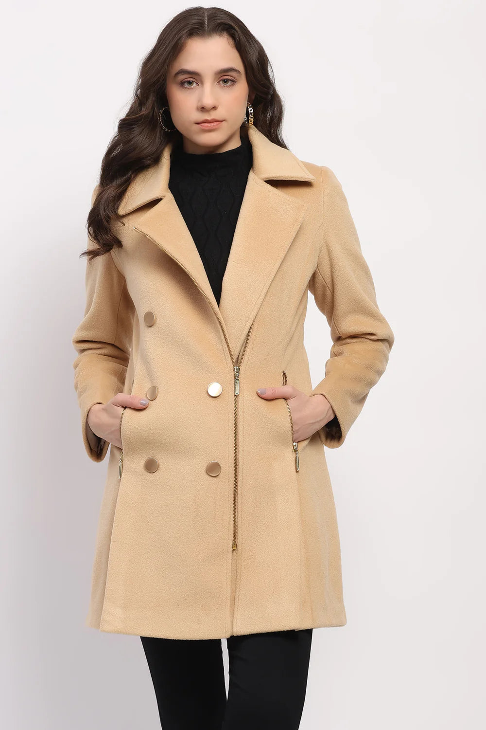 Beige Winter Coat - Ultra-Warm Luxe Finish