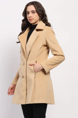 Beige Winter Coat - Ultra-Warm Luxe Finish