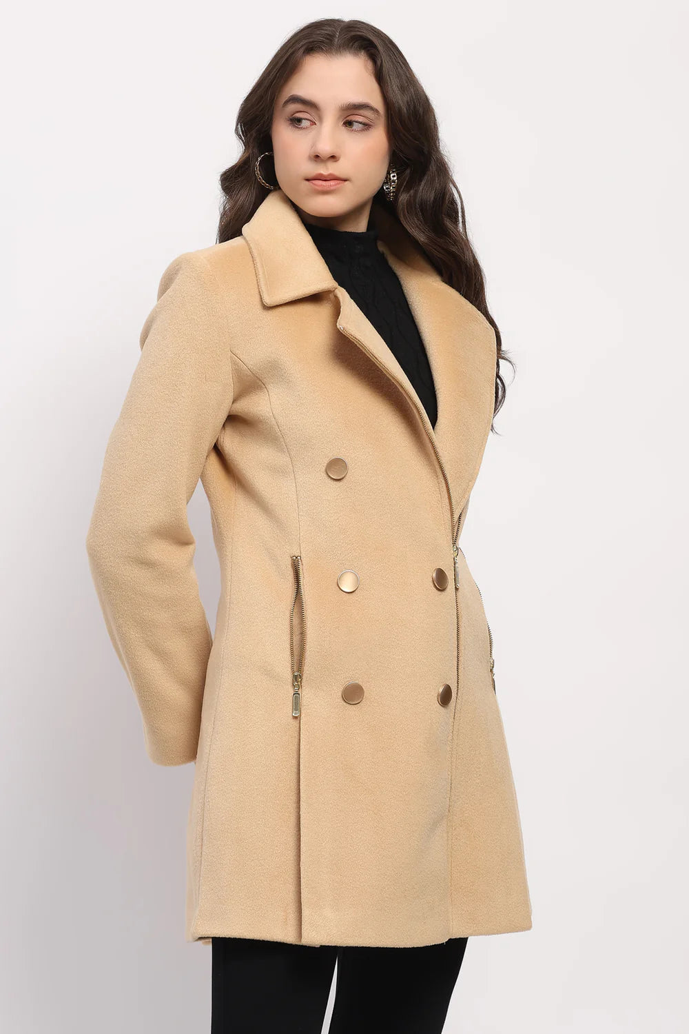 Beige Winter Coat - Ultra-Warm Luxe Finish