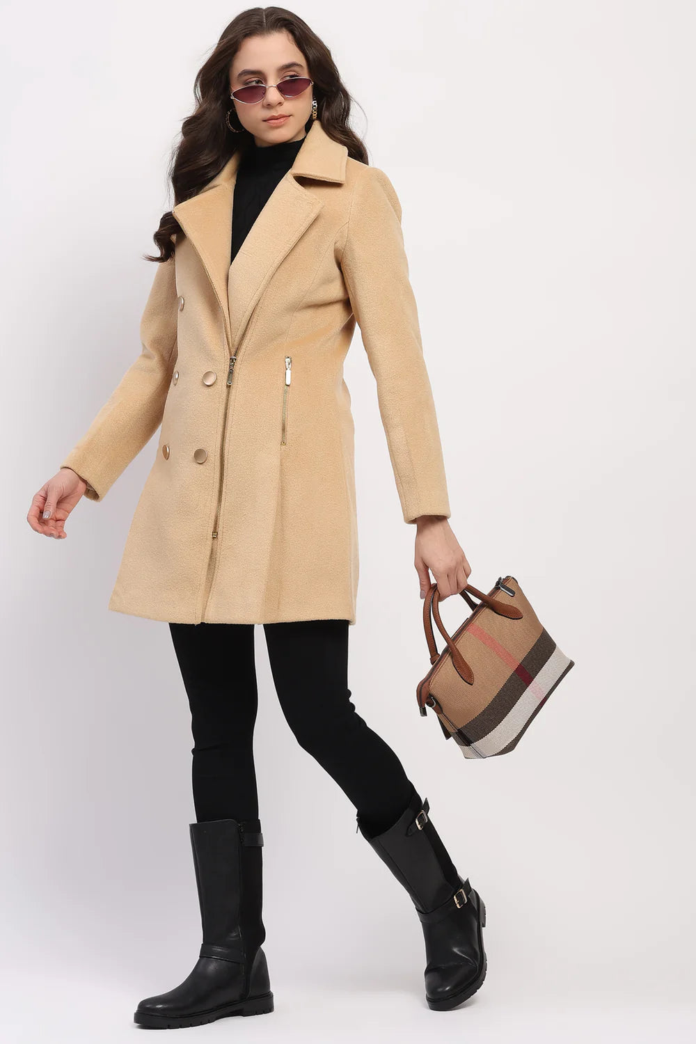Beige Winter Coat - Ultra-Warm Luxe Finish