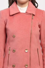 Pink Winter Coat - Ultra-Warm Luxe Finish