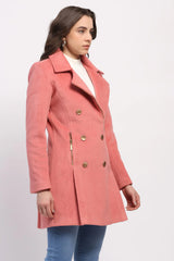Pink Winter Coat - Ultra-Warm Luxe Finish