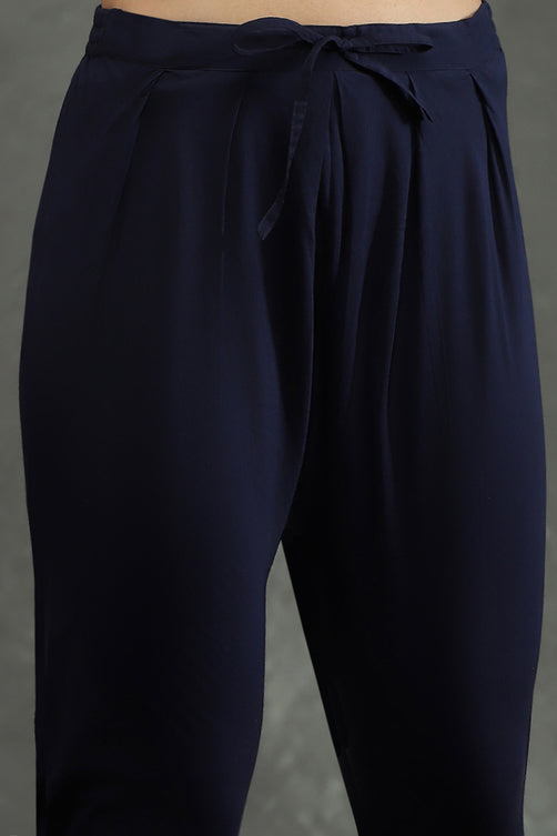 Printed Silk Chanderi Anarkali Kurta Churidar Set with Dupatta