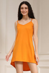 Printed Polyester Flared Kurta Set with V-Neck and Cotton Dupatta