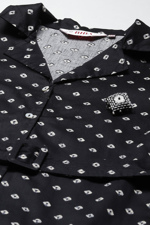 Woven Cotton Straight Kurta Sharara Set