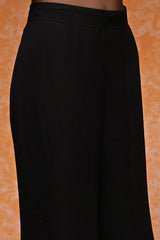 Heavy Beaded Embroidery Poly Mesh Sleeveless Suit Set with Dupatta