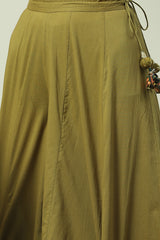 Woven Cotton Straight Kurta Sharara Set with Dupatta