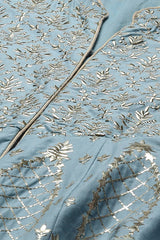 Cotton Anarkali Kurta Sharara Suit Set with Dupatta