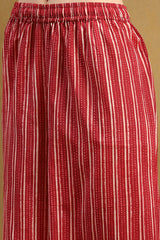 Printed Modal Anarkali Kurta with Straight Palazzo Set