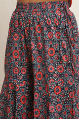 Embroidered Woven Kalidar Kurta Sharara Set with Dupatta