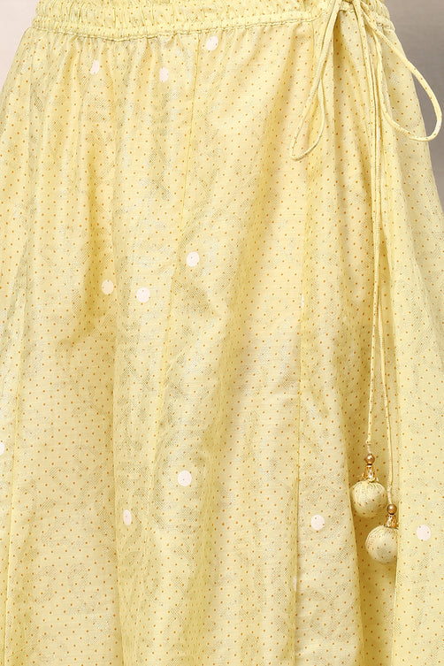 Woven Polyester Straight Kurta Sharara Set with Dupatta