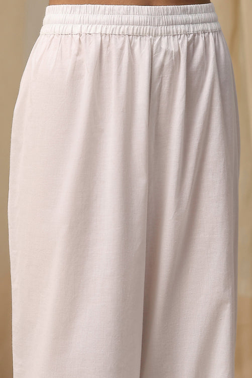 Printed Cotton Anarkali Suit Set with Dupatta