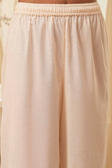 Printed Cotton Anarkali Kurta Set with Band Collar