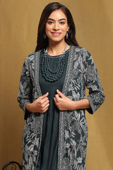 Yarn Dyed Rayon Straight Kurta Palazzo Set