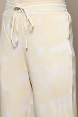 Printed Rayon Straight Kurta Palazzo Set