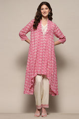 Printed Cotton Straight Kurta Pant Set