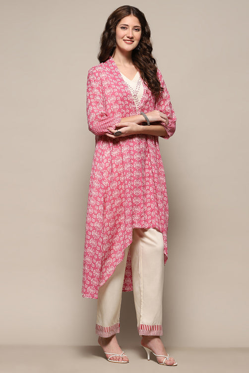Printed Cotton Straight Kurta Pant Set