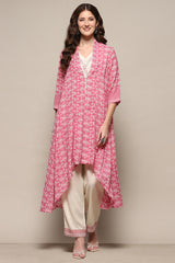 Printed Cotton Straight Kurta Pant Set