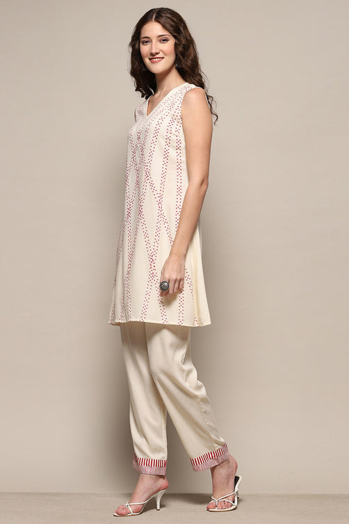 Printed Cotton Straight Kurta Pant Set