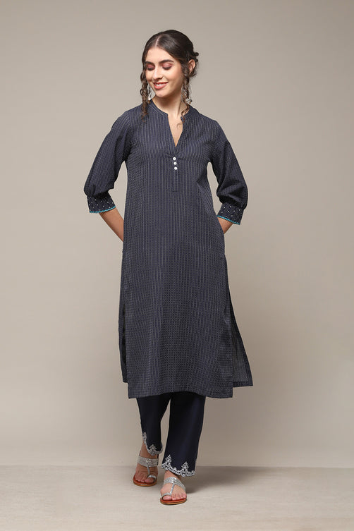 Printed Rayon Straight Kurta Palazzo Set