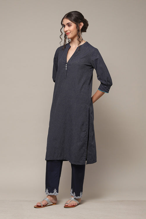 Printed Rayon Straight Kurta Palazzo Set