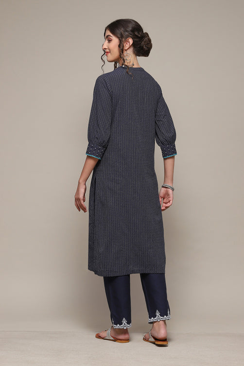 Printed Rayon Straight Kurta Palazzo Set